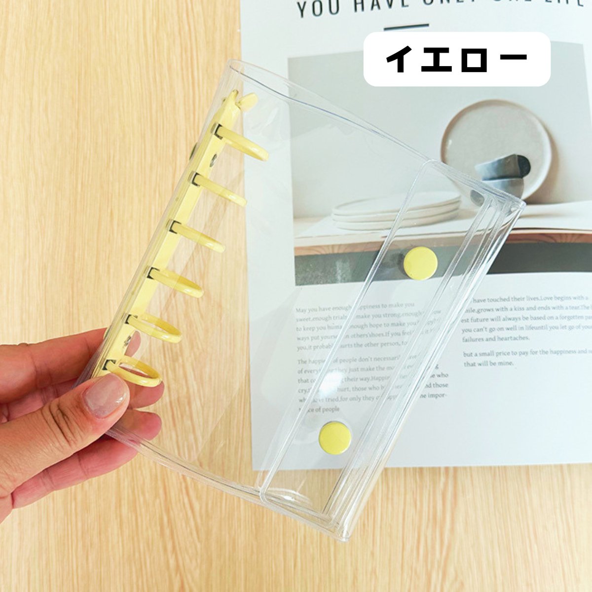 タップミント インチ額6個セット M6サイズ 6つ穴（A7） クリアボタンバインダー 【BD24】 | POPiN! ROOM