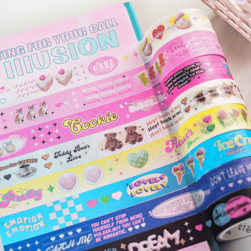 popo様　海外マスキングテープ　まとめ売り マスキングテープ カラフル A 【MT5】 | POPiN! ROOM 推し活雑貨・海外