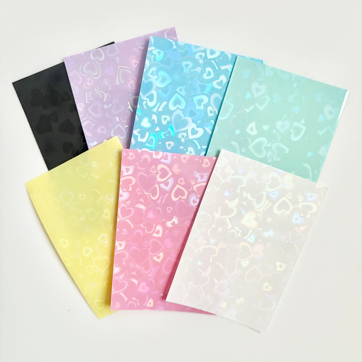 トレカ カラーホログラムスリーブセット ハートA 20枚 【TZ196