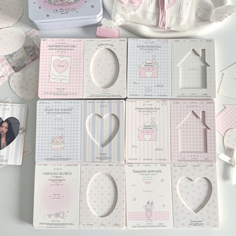 2つ折り トレカ厚紙台紙 窓付きminiサイズ 12枚入り 【TZ140】 | POPiN!