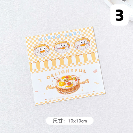 梱包用ヘッダー　Cake　10枚入り　【TZ63】