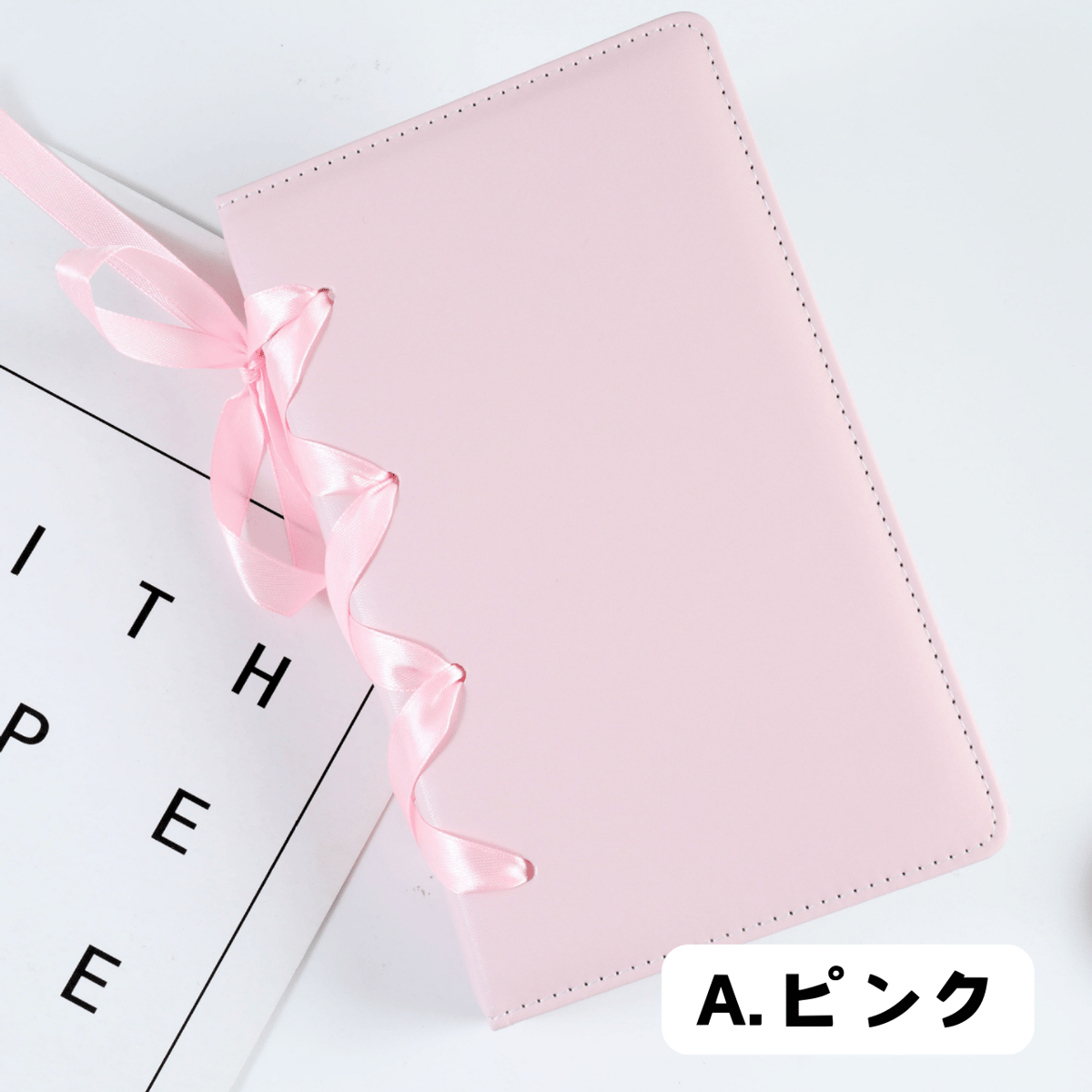 macoron⋈ribbon＊バインダー＊表紙＊リフィル＊クリップ システム手帳リフィル ケイトジョーオニオンスキン ペールブルー