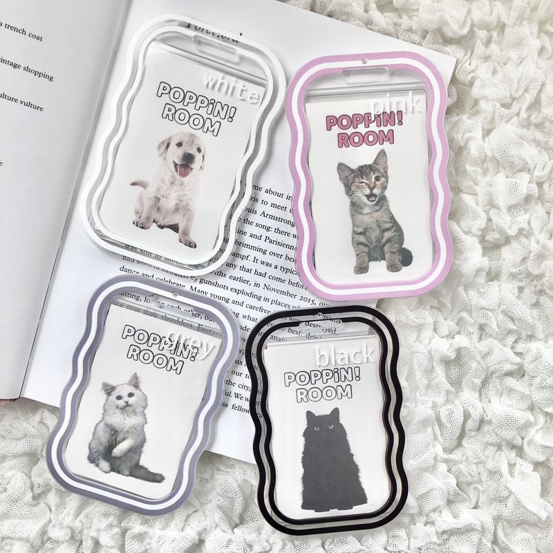 クリア トレカケース Wウェーブクリアロゴ 【PTC14】 | POPiN! ROOM