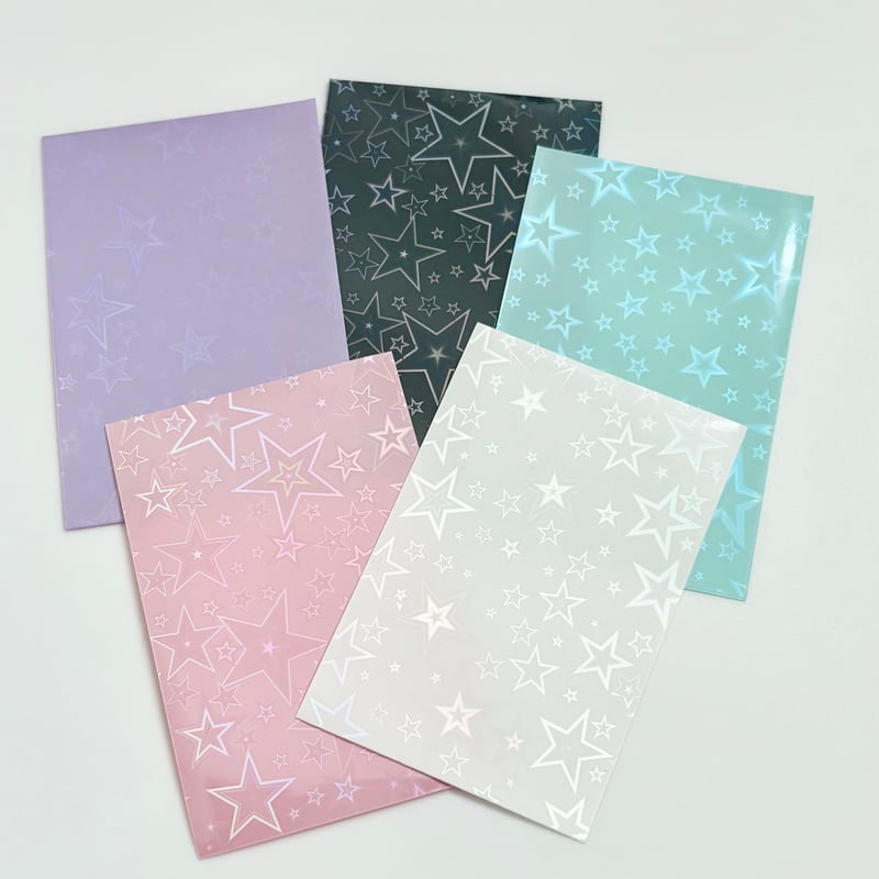 トレカ カラーホログラムスリーブセット スター 20枚 【TZ198