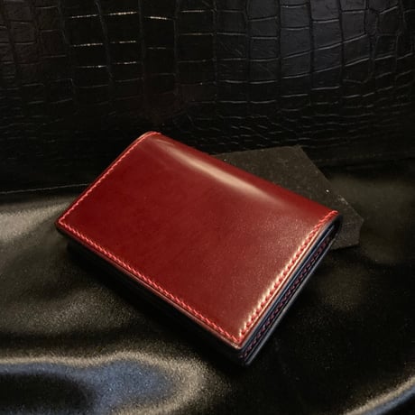 コードバン名刺入れ（レッドブラウン）