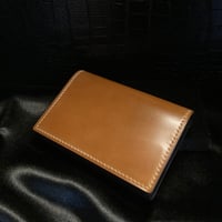 コードバン名刺入れ（キャメル）