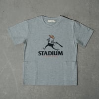 STADIUM POCKE-TEE グレー【半袖】