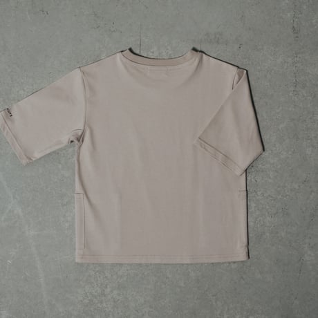 STADIUM POCKE-TEE ベージュ【7分袖】