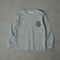 OUKANUTS POCKE-TEE グレー【長袖】
