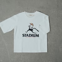 STADIUM POCKE-TEE シロ【7分袖】