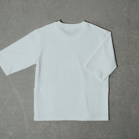 POCKE-TEE シロ【7分袖】