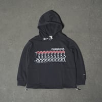 CHANGE UP POCKE-HOODIE チャコール
