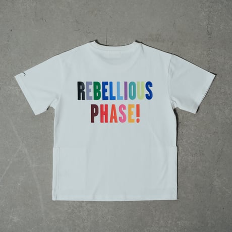 RAINBOW POCKE-TEE シロ【半袖】