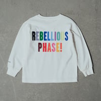 RAINBOW POCKE-TEE シロ【長袖】