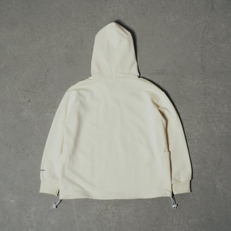 CHANGE UP POCKE-HOODIE アイボリー