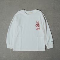 SFF POCKET-TEE シロ【長袖】