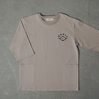 RAINBOW POCKE-TEE ベージュ【7分袖】