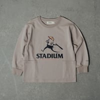 STADIUM POCKE-TEE ベージュ【長袖】