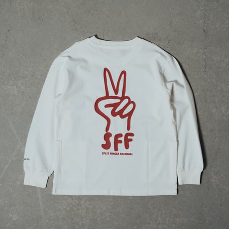 SFF POCKET-TEE シロ【長袖】