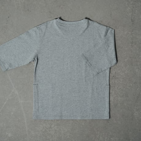 STADIUM POCKE-TEE グレー【7分袖】
