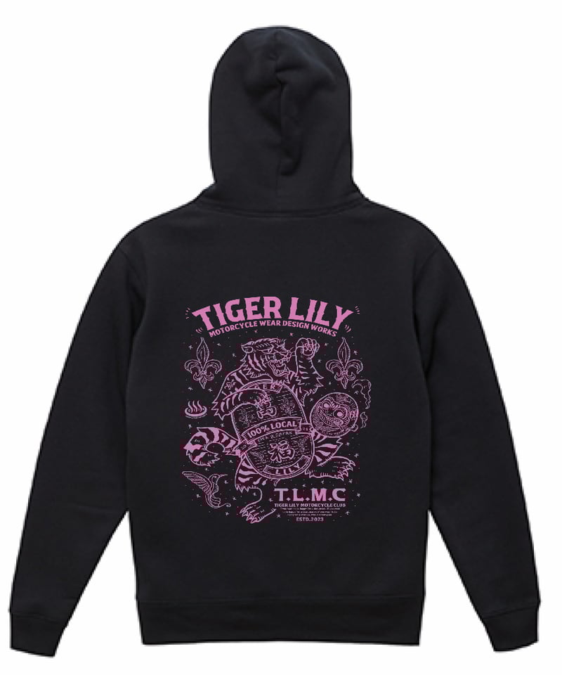 うる虎はっぴぃ裏起毛パーカー | TIGER LILY