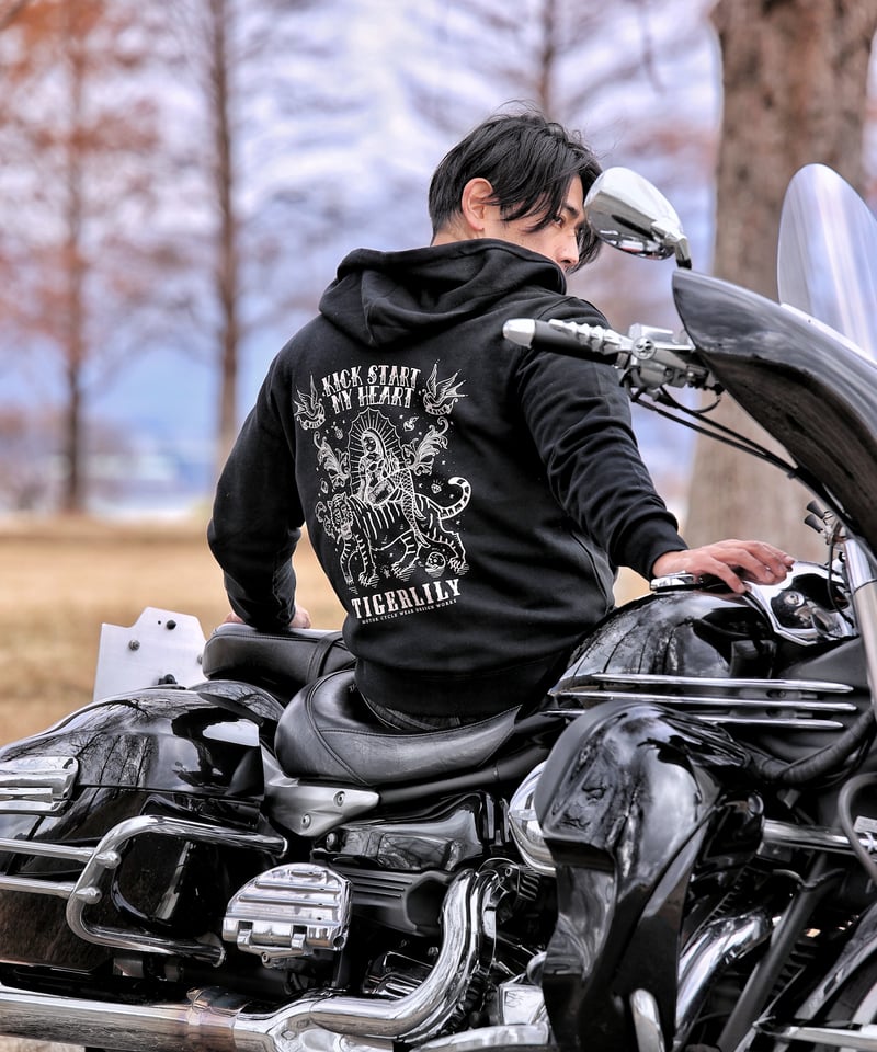 ililil【蛇昇華界】着物パーカー　ブラック ililil【イルイルイル】【蛇昇華界】着物パーカー/全1色