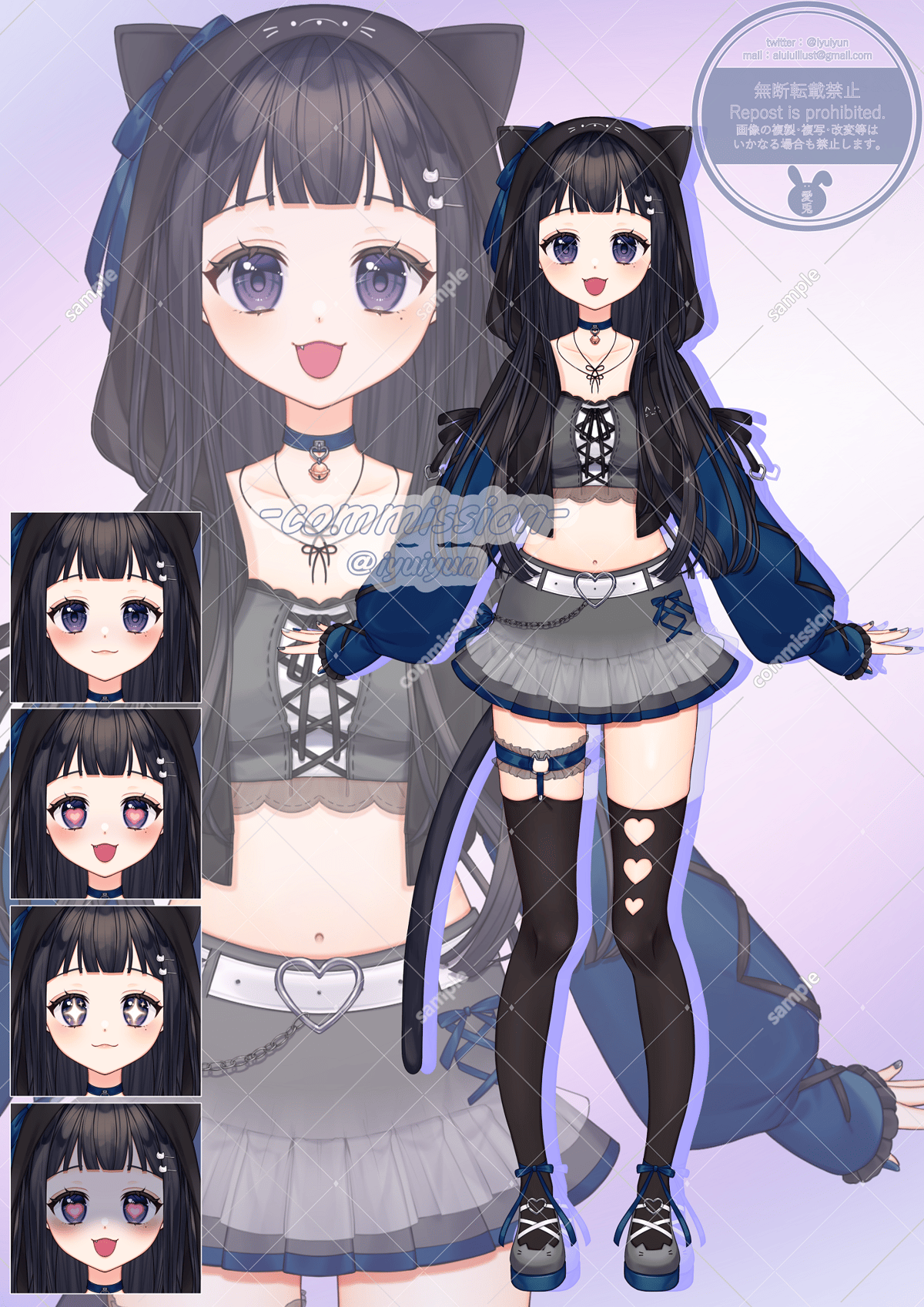 Live2Dパーツ分けイラスト】ご依頼 | aiuiyu│ Official Web STORE