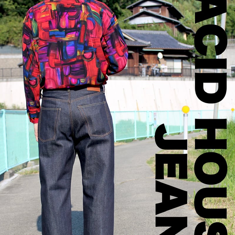 ACID HOUSE TAPERED JEANS #ZX001 ジップフライ | ACID H ACID HOUSE TAPERED JEANS #ZX001 ジップフライ | ACID H