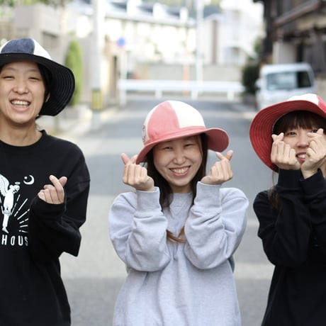 ２TONE DENIM HAT / INDIGO / PINK / RED