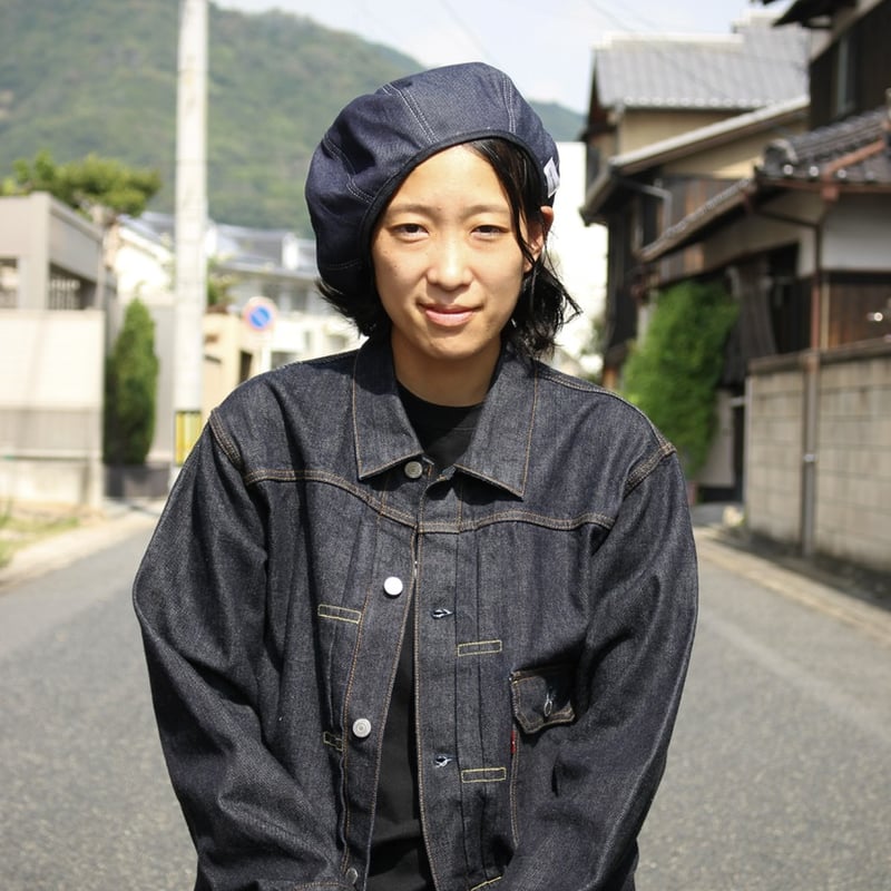 DENIM BERET BIG SIZE | ACID HOUSE