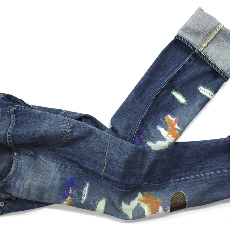 百花繚乱 DENIM PANTS