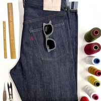 ACID HOUSE TAPERED JEANS  #X002 ボタンフライ
