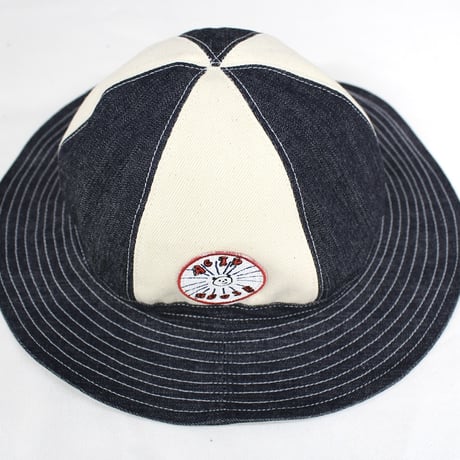２TONE DENIM HAT / INDIGO / PINK / RED
