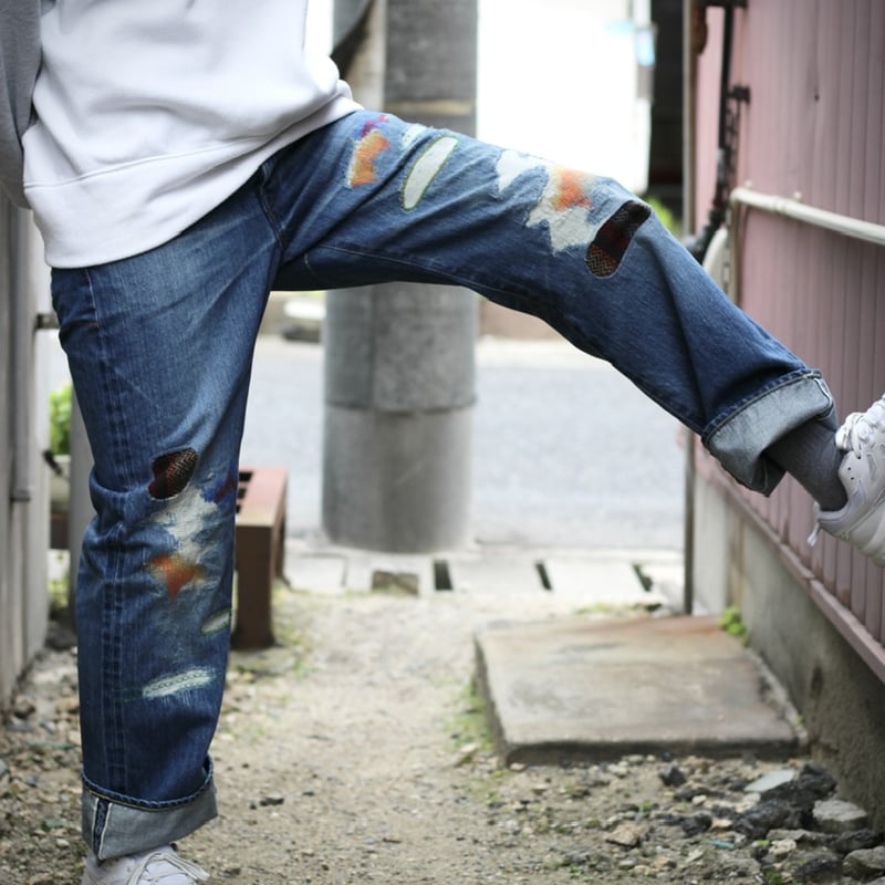 百花繚乱 DENIM PANTS