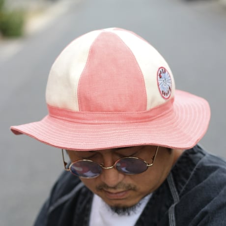 ２TONE DENIM HAT / INDIGO / PINK / RED