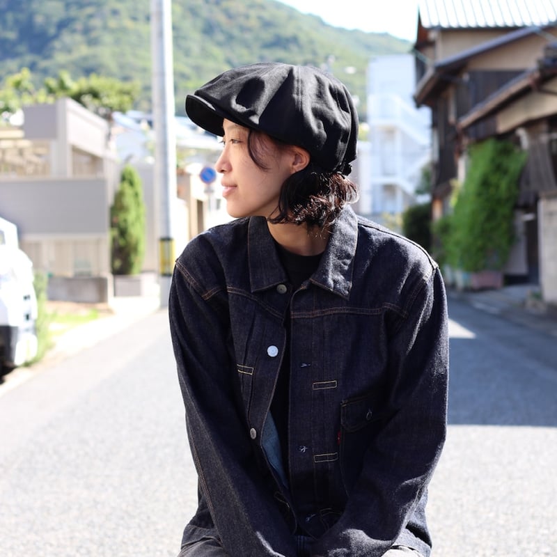 DENIM NEWS BOY CAP | ACID HOUSE