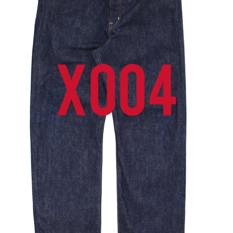 STRAIGHT JEANS  ボタンフライ #X004