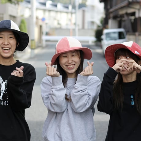 ２TONE DENIM HAT / INDIGO / PINK / RED