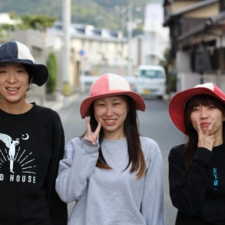 ２TONE DENIM HAT / INDIGO / PINK / RED