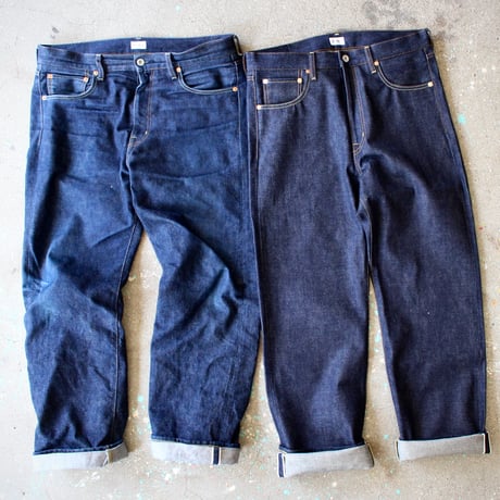 STRAIGHT JEANS  ジップフライ #ZX003