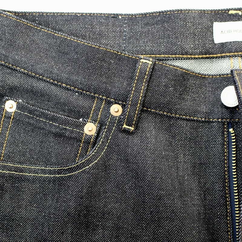 岡山　その１ ACID HOUSE TAPERED JEANS #ZX001 ジップフライ | ACID H