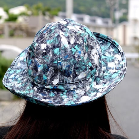 OCEAN MIRROR DENIM HAT