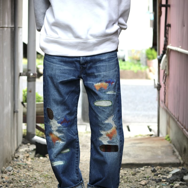 百花繚乱 DENIM PANTS