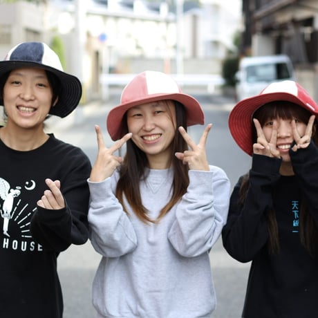 ２TONE DENIM HAT / INDIGO / PINK / RED