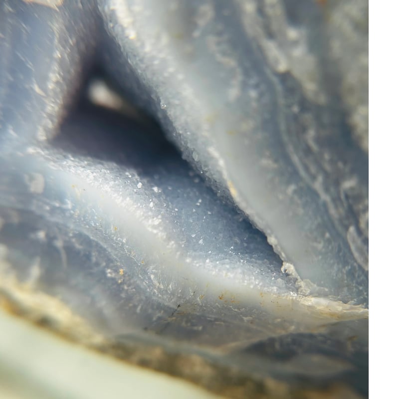 ブルーレース アゲート Blue Lace Agate 原石 鉱石 Blue Lace Agate - 原石 17 ✧ ブルーレースアゲート | FLUXY - 天然石