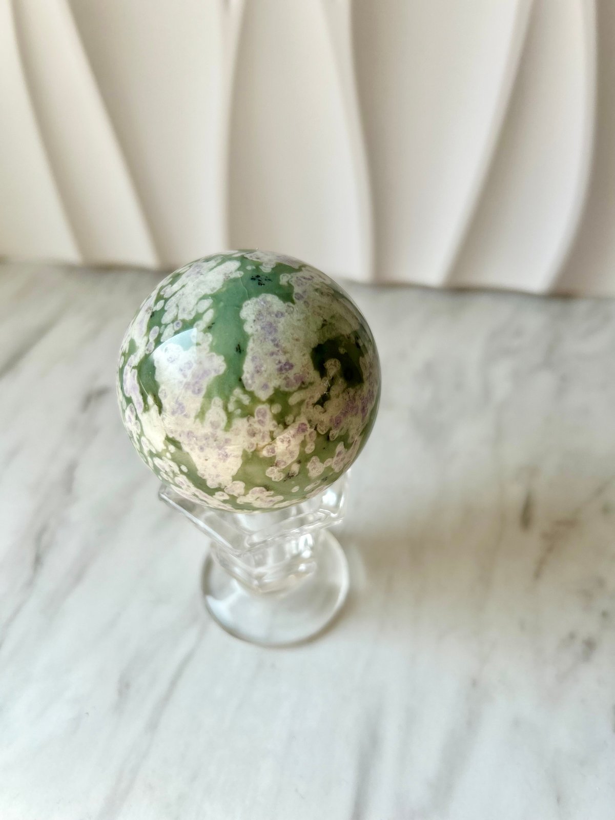 限定 ラベンダーグリーンジェイド ピースジェイド スフィア newタイプ ① 限定 ラベンダーグリーンジェイド ピースジェイド スフィア new