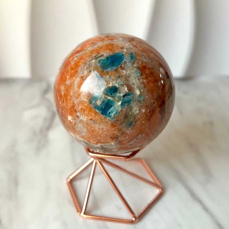 アパタイト・サンストーン共生◯Apatite with Sunstone◯天然石・鉱物