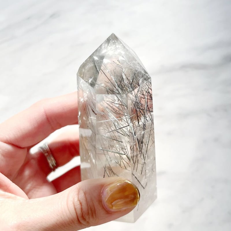 ブラックトルマリンインクォーツ◯black tourmaline in quartz ブラックトルマリンインクォーツ◯black tourmaline in quartz