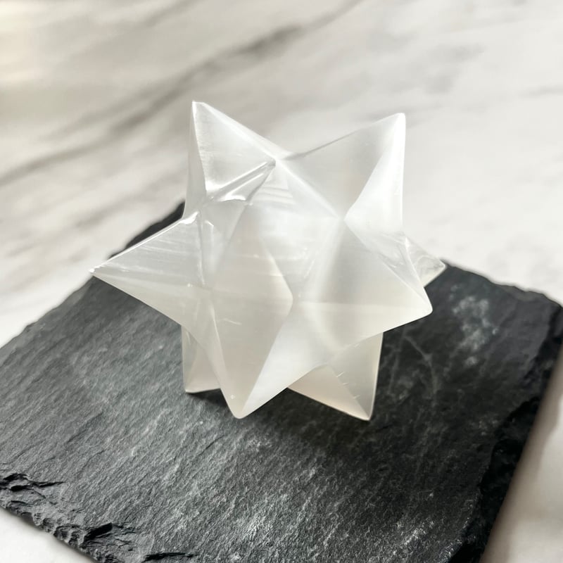 セレナイト・アステロイド・スーパーマカバ◯Selenite Merkaba
