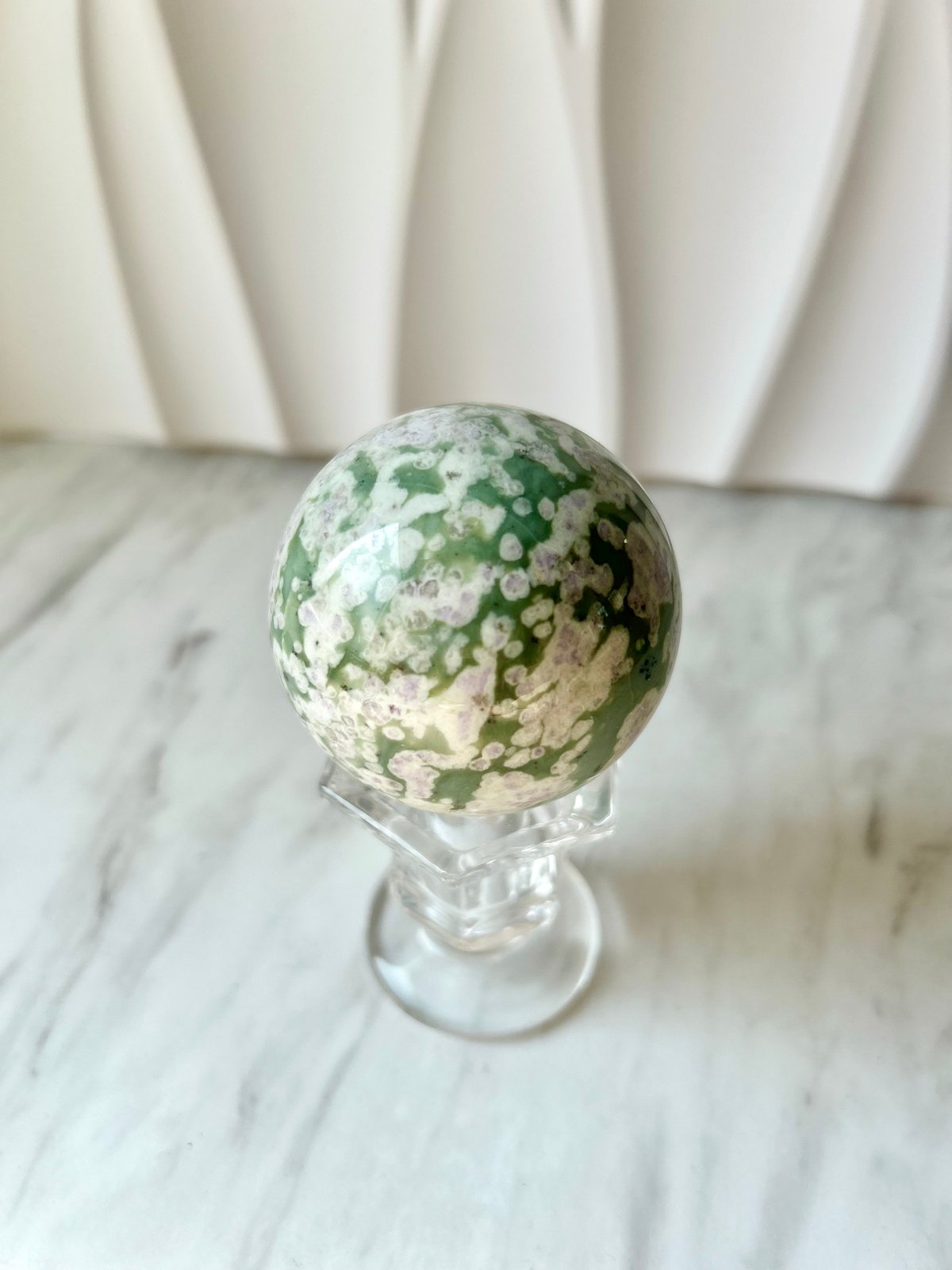 限定 ラベンダーグリーンジェイド ピースジェイド スフィア newタイプ ① 限定 ラベンダーグリーンジェイド ピースジェイド スフィア newタイプ